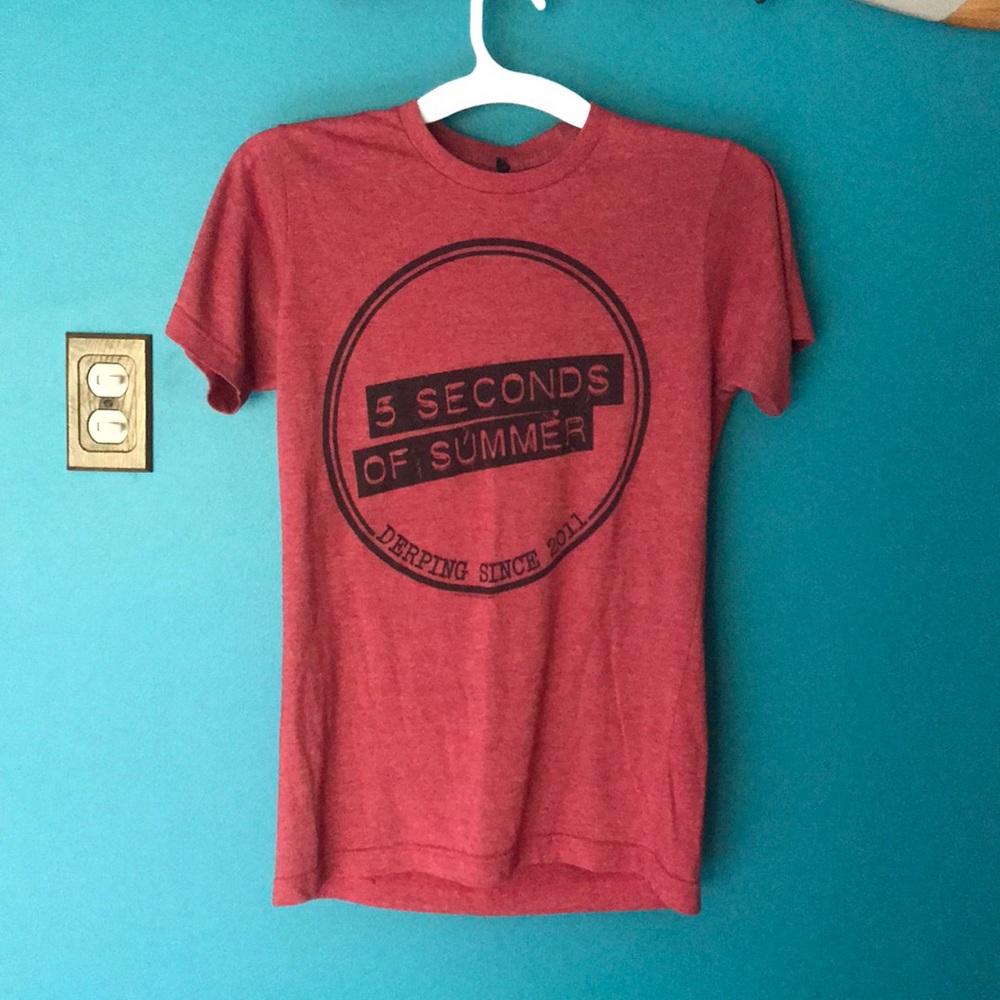 5 seconds of summer concert tee